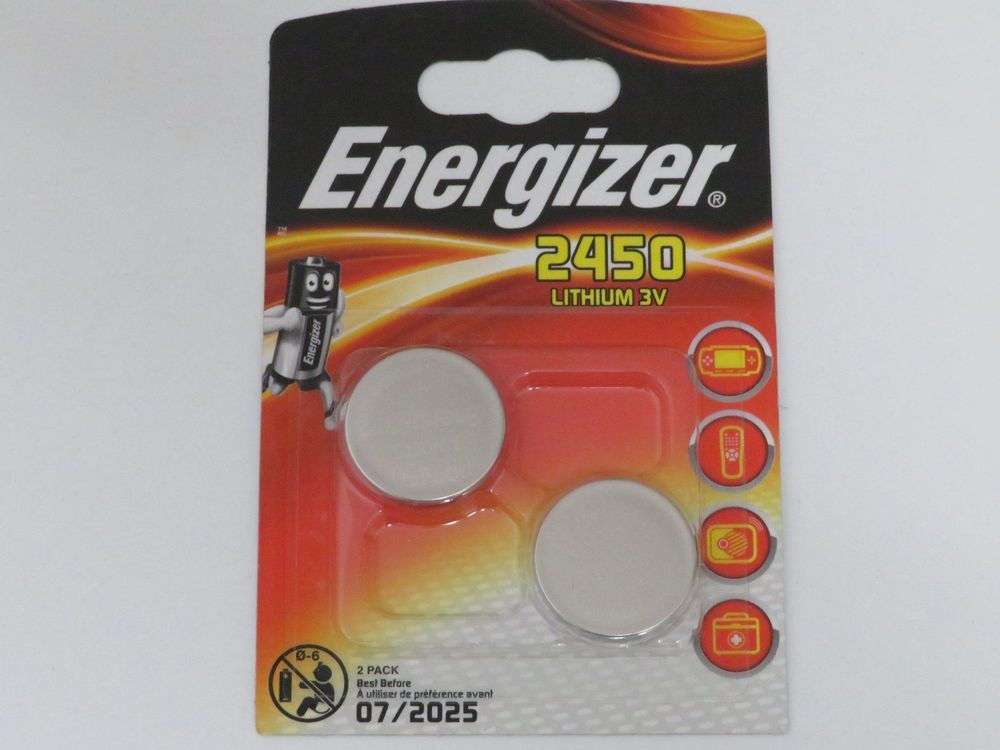 MuRata CR2450-BEABAE Knopfzellen – 5 Stück Lithiumbatterien 3V, 610 MAh Für Uhren, Schlüsselanhänger & Mehr