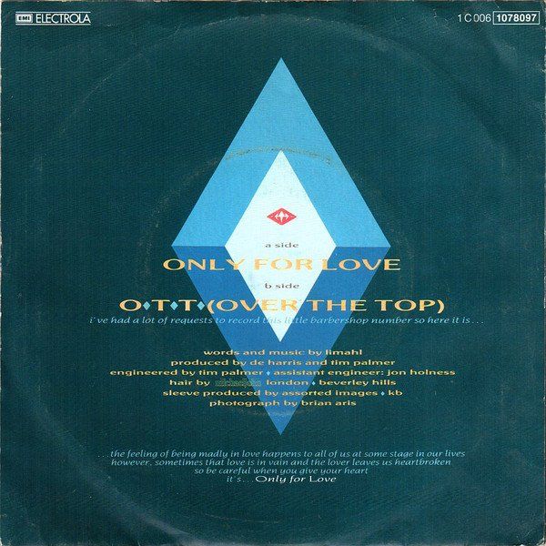 Schallplatten: Limahl: Only For Love 7" – Gebraucht aus Steinhausen von Vilivinili 1