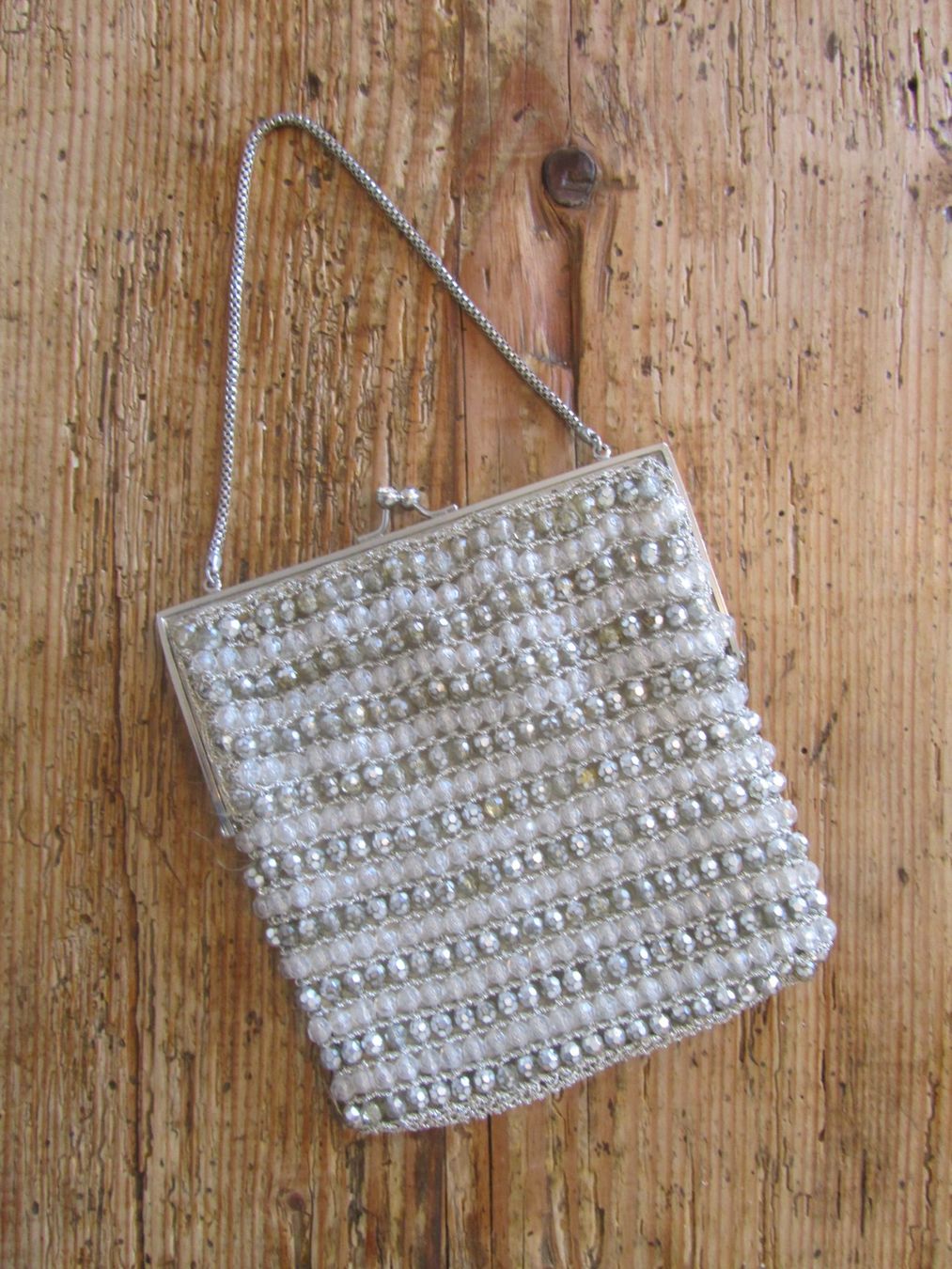 Taschen für Damen: Vintage-Clutch mit Perlen, Handtasche – Gebraucht aus Seengen von mikelele