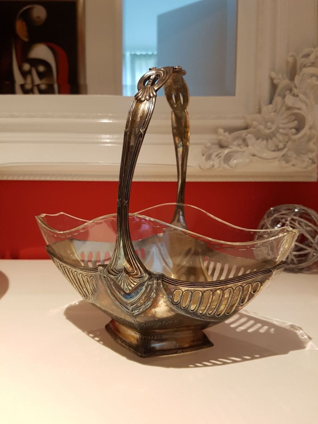 WMF Ciotole: Antike silber Jugendstil WMF Schale Militaria – Usato da Opfikon venduto da koiliebhaber