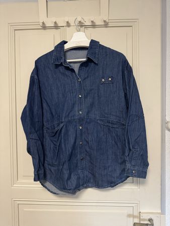 Jeanshemd blau Baumwolle XL