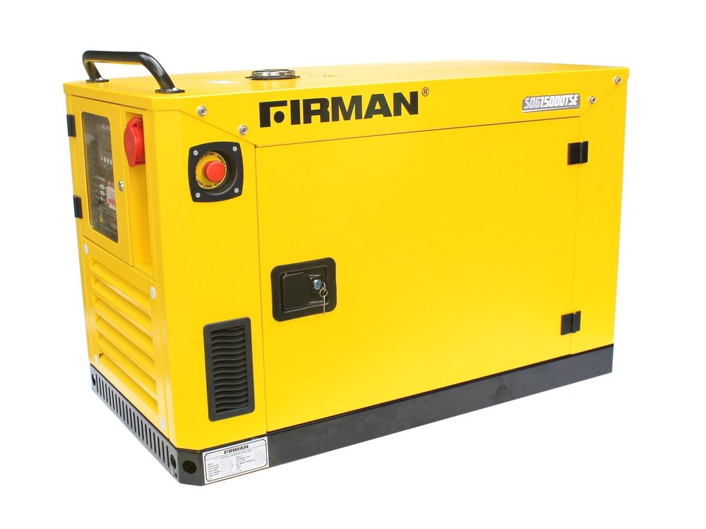 Firman SDG15000TSE- Diesel Generator mit 11.0 KVA - 3-Phasen (Neu und ...