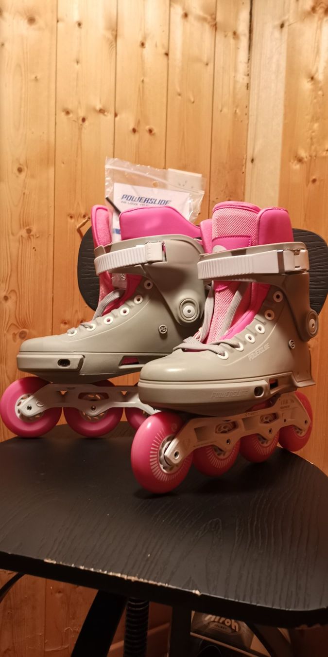Pattini in linea & Pattini a rotelle: unbenutzte Powerslide Next Skates 39/40 – Nuovo (secondo la descrizione) da Finsterwald LU venduto da zabryna