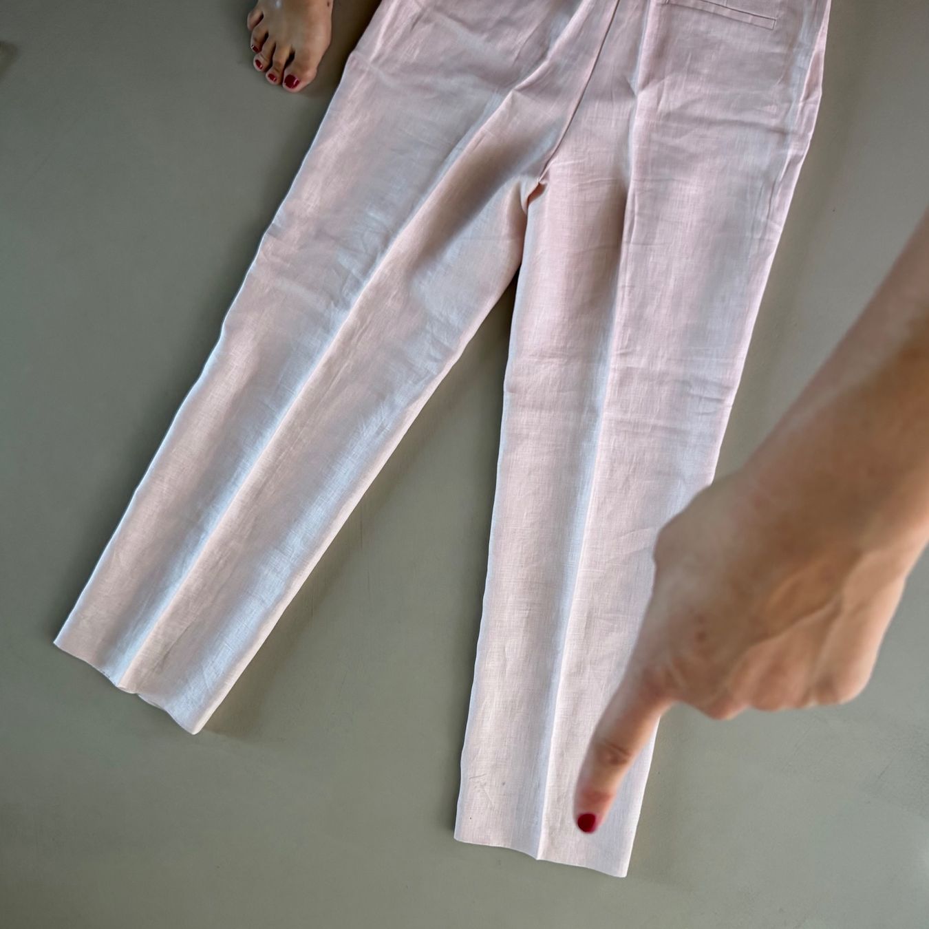 Zara Hosen: hellrosa ZARA Leinenhose 💖 – Gebraucht aus zürich von vintage12 8