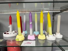 136 Posten Kerzen & Deko aus Liquidation