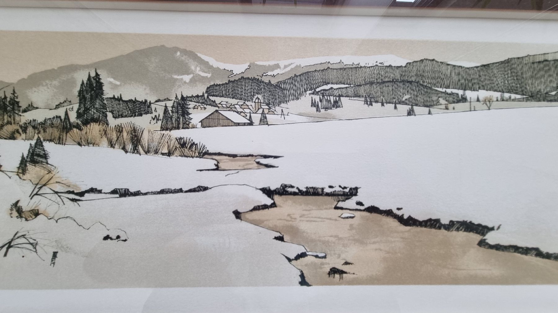 Grafiken & Lithographien: Lithographie encadrée signée de Pierre Bichet – Gebraucht aus CHAMBESY von HDS_Geneve 3