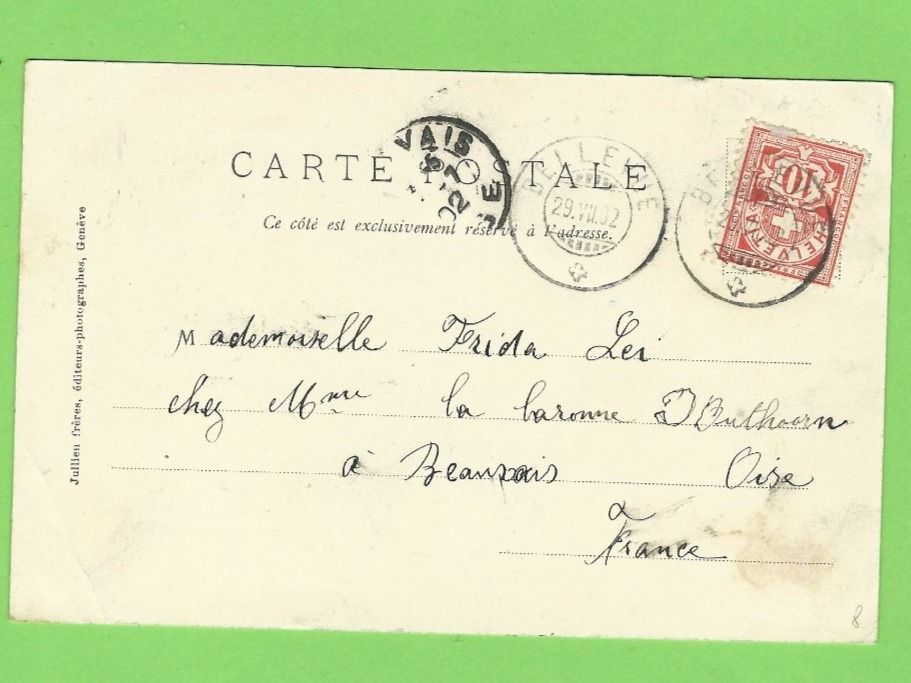 Cartoline postali: Genève - Parc Mon Repos – Usato da Zürich venduto da t24_de 1