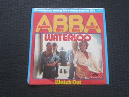 ABBA - Waterloo Single Schallplatte 1974                /cbl