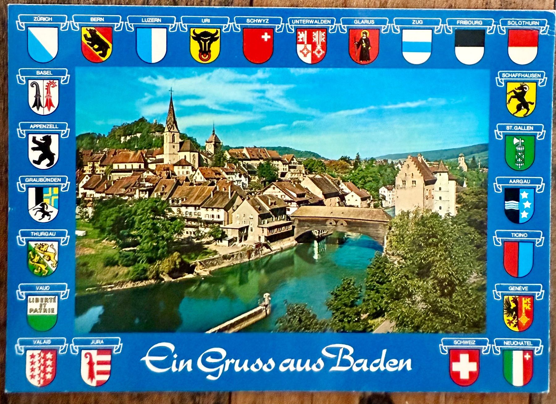 Cartoline postali: AK: Baden - Die Altsadt – Usato da Lutry venduto da Ediego