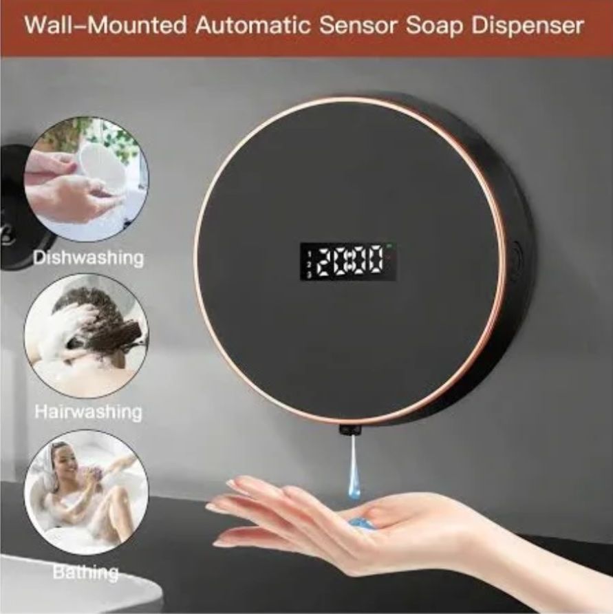 Portes-savons: Automatic Soap Dispenser - USB Wall-mounted Touchless Liquid – Neuf avec emballage d'origine à Basel par Harper.G