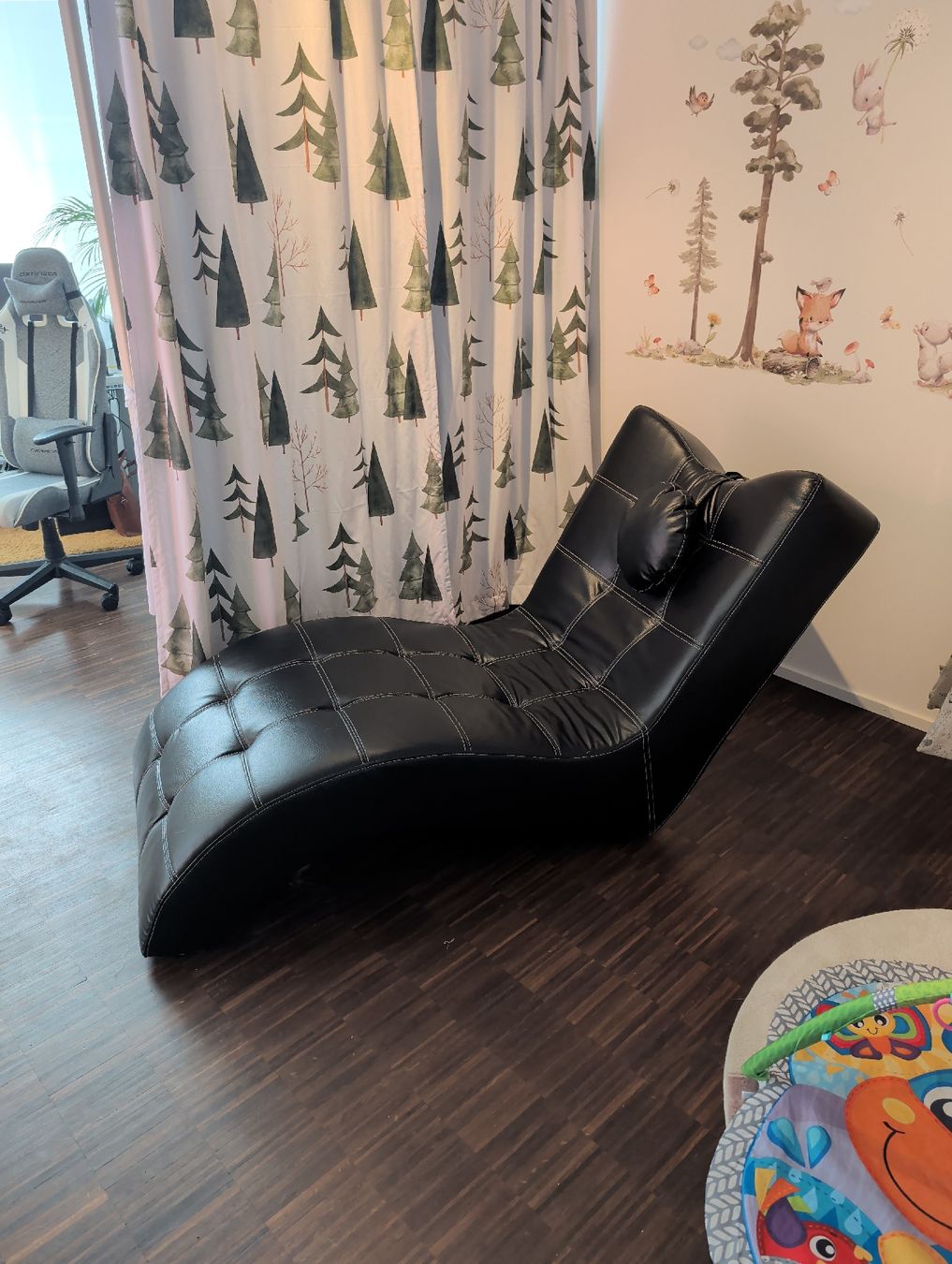 Poltrone: Bequemer Relaxsessel aus Kunstleder schwarz – Usato da Luzern venduto da Benny035 1