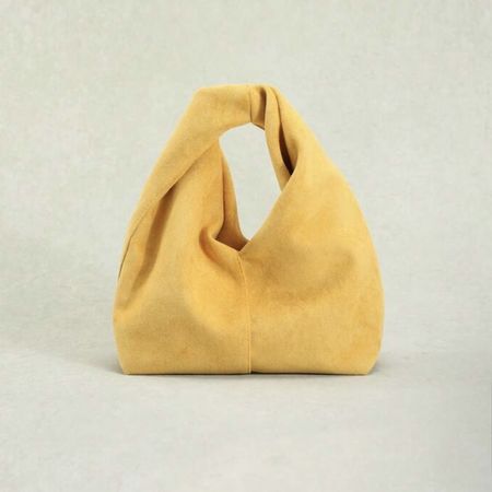 Sac à main jaune moutarde, idéal pour le printemps!