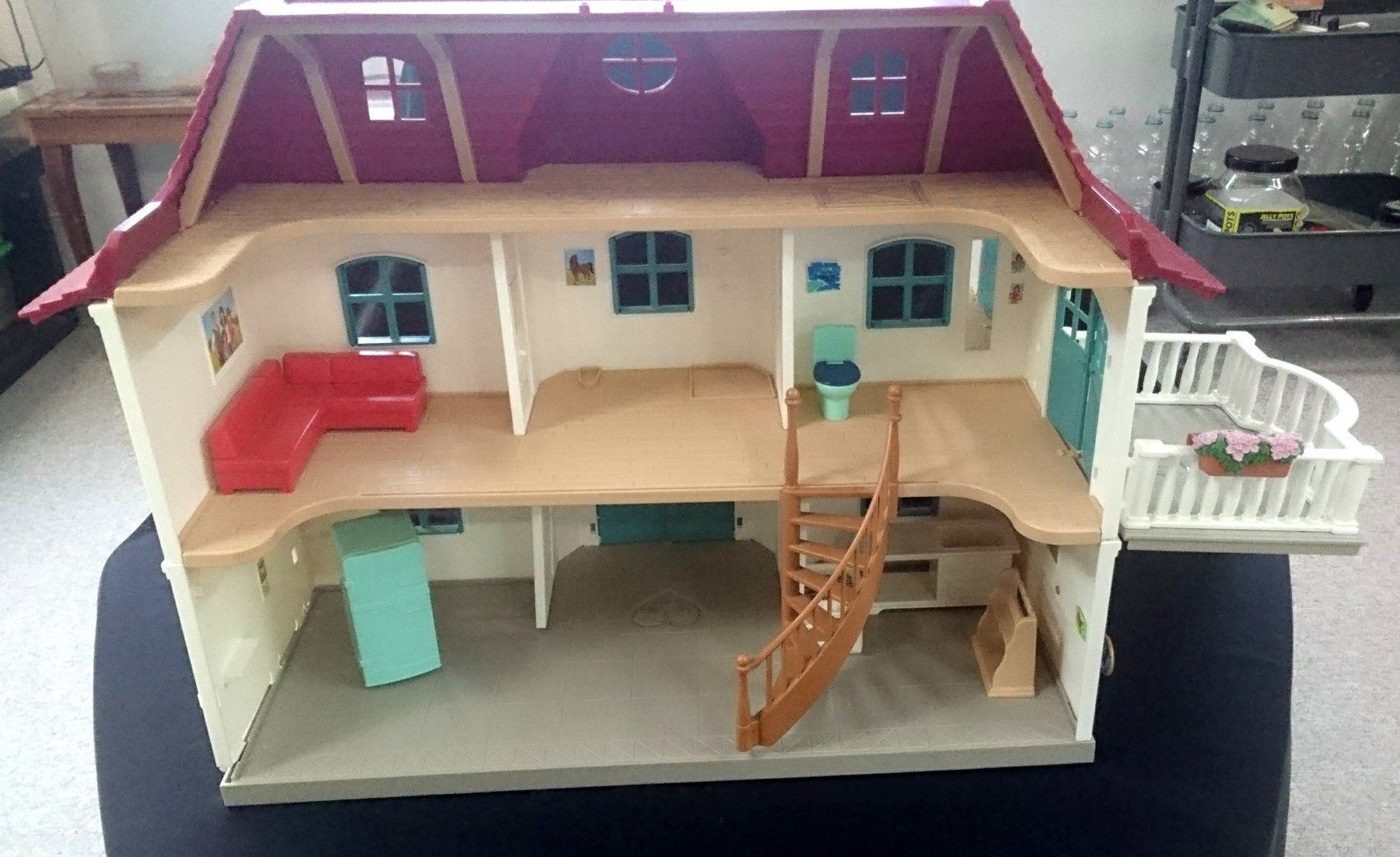 Schleich Giocattoli: Schleich Wohnhaus mit Arztauto – Usato da Wangen b. Olten venduto da ErikaK06 2