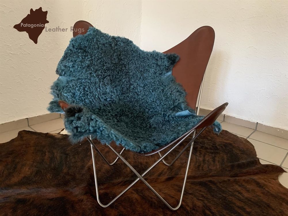 Echte Öko Schaffelle Schwarz - 2.Wahl 90-100cm Lammfell