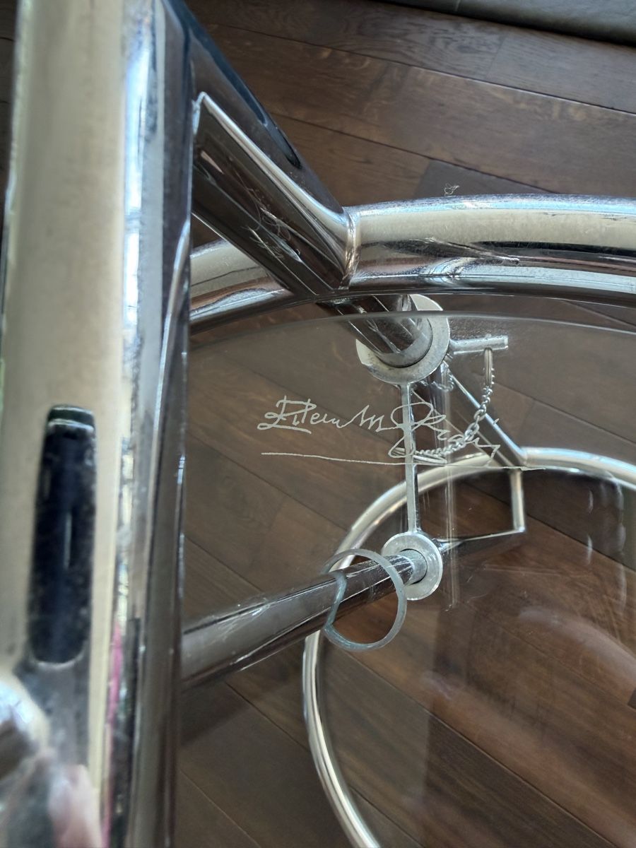 Tische: Original Eileen Gray Chrom Beistelltisch E 1027 – Gebraucht aus Kilchberg ZH von Lisavivienne 5