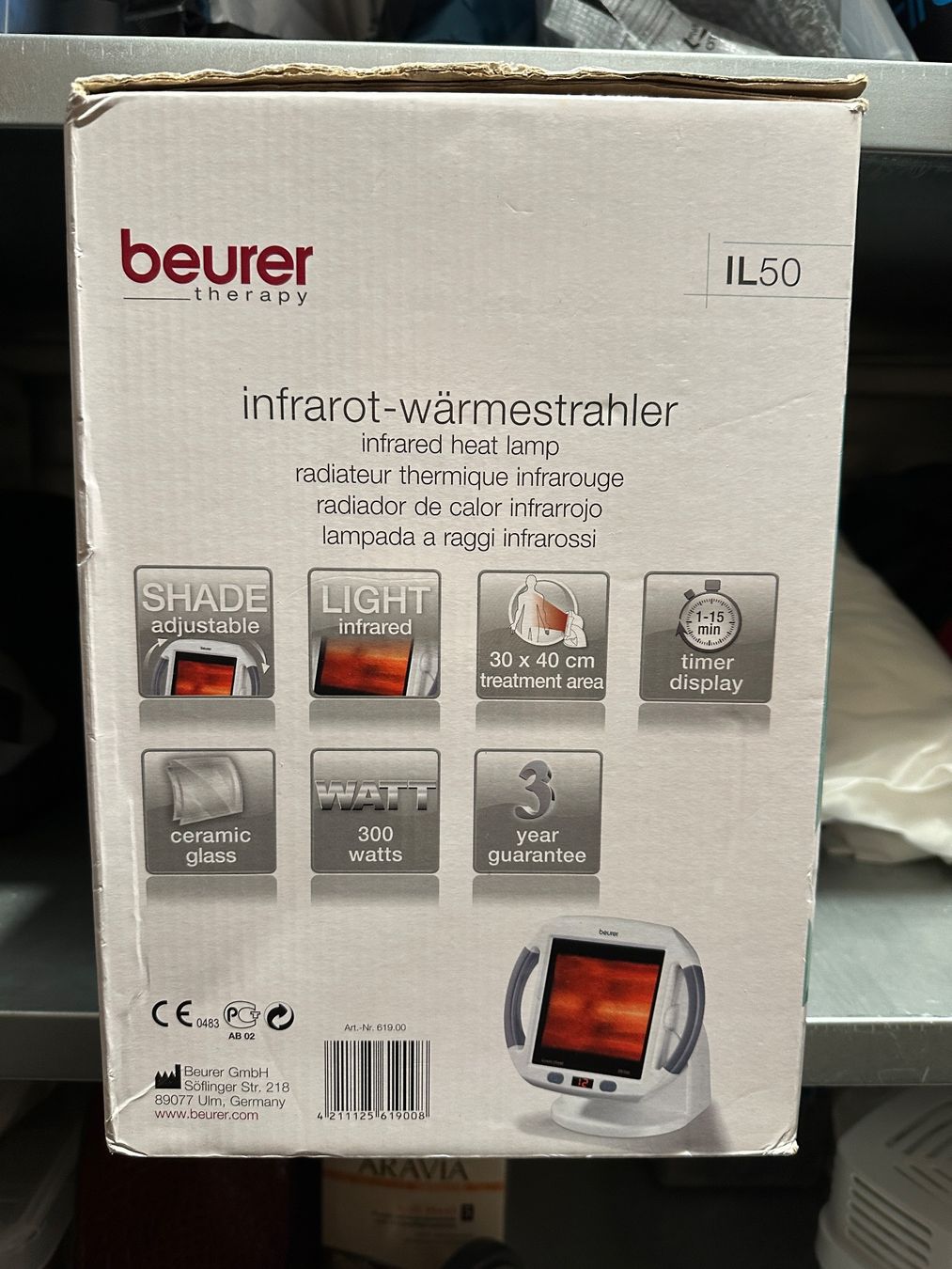 Beurer Lampade: Diffuseur de chaleur infrarouge Beurer IL50 – Usato da Nyon venduto da Olivier22 1