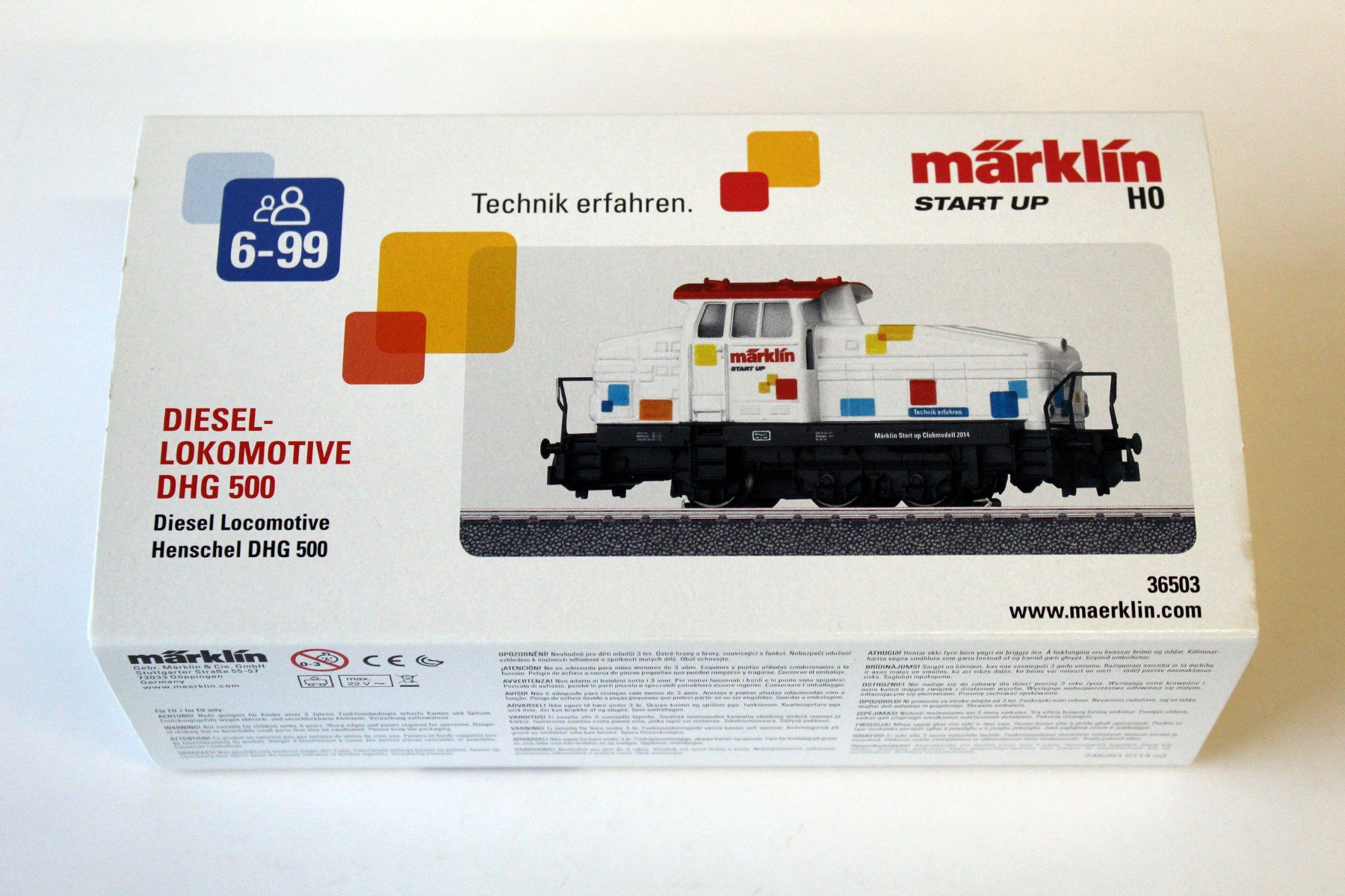 Märklin Modellini di ferrovie: MÄRKLIN - Diesellok DHG 500 "Digital" – Usato da Roggwil BE venduto da DEGI_TOYS 7