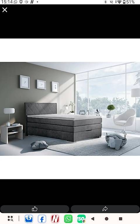 Lits: Lit  box 120 x 200 cm avec coffre – D'occasion à Fully par cal_h8gl 1