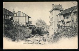 Saint-Gingolph, Ortspartie mit Brücke