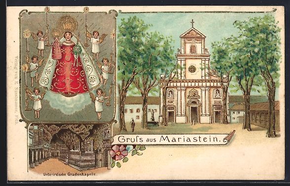Cartes postales: Litho Mariastein, Wallfahrtskirche, Unte – D'occasion à Berlin par bartko-reher
