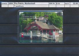 2004 Pro Patria, Markenheftchen, ** postfrisch