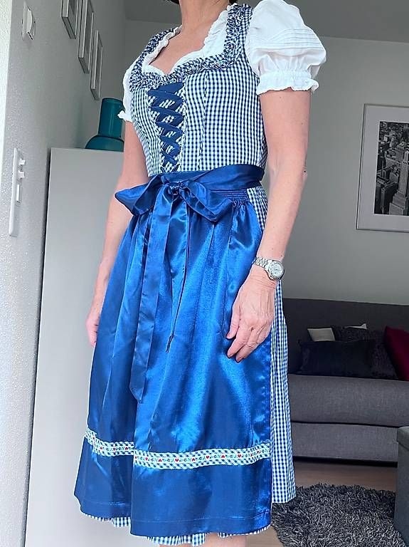 Vestiti: Dirndl klassisch traditionell in blauweiss – Usato da Horgen venduto da pet_t996 1