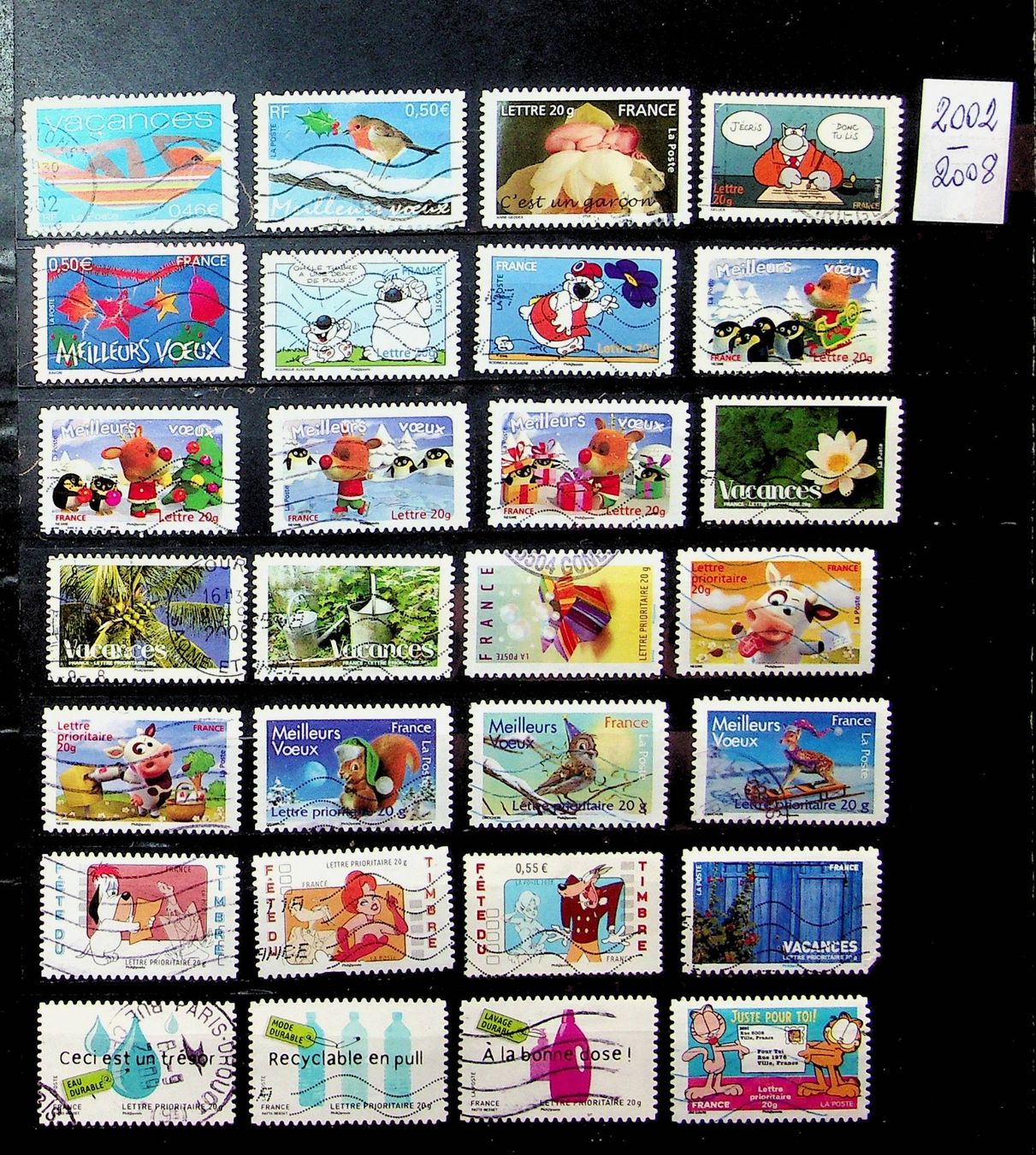 Tutti i francobolli: FRANCE TIMBRES OBLITÉRÉS AUTOADHÉSIFS  2002-2008 /U852 – Usato da Estavayer-le-Lac venduto da nane85