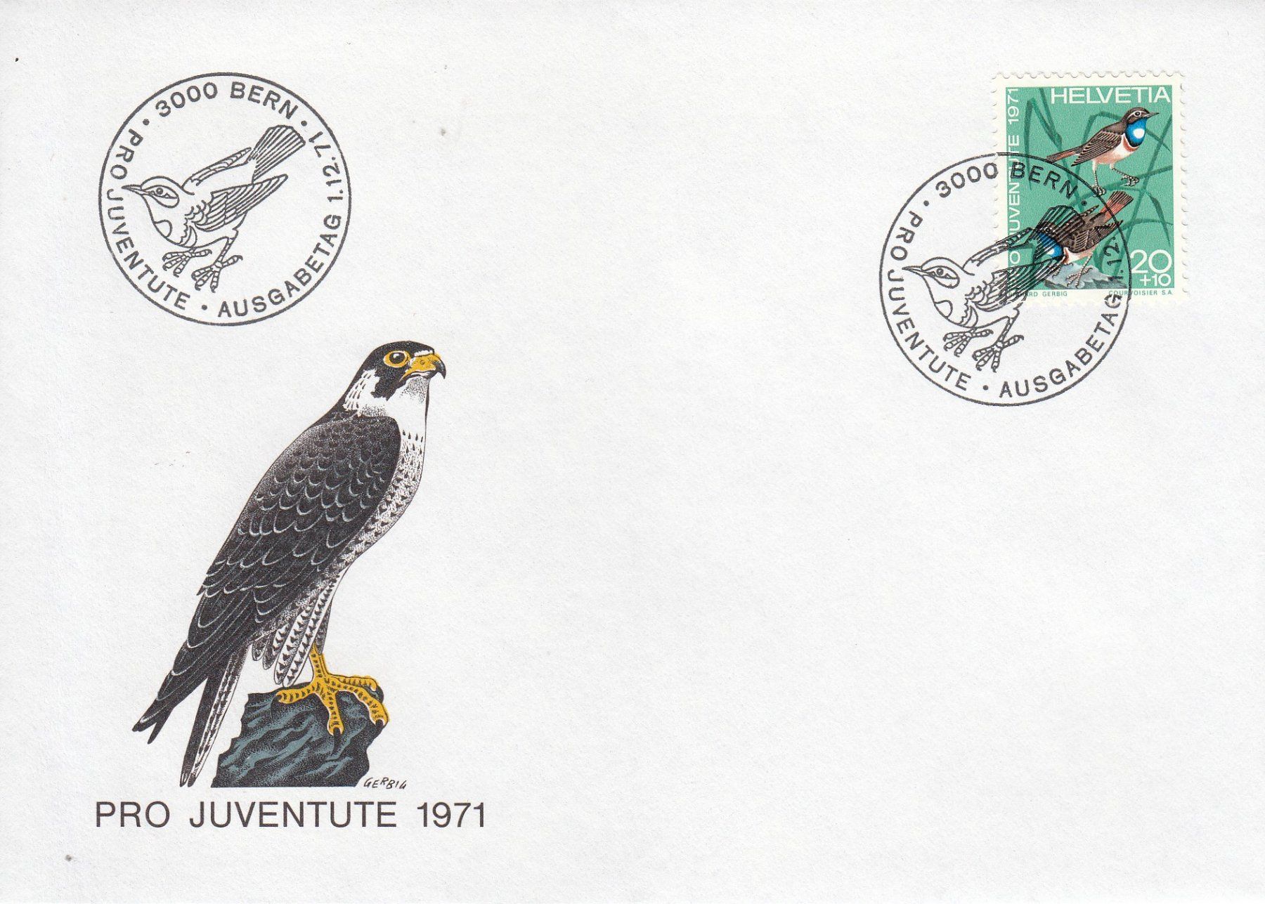 Tutti i francobolli: Pro Juventute 1971, 4 FDC – Usato da Spreitenbach venduto da Mustang_1105 1
