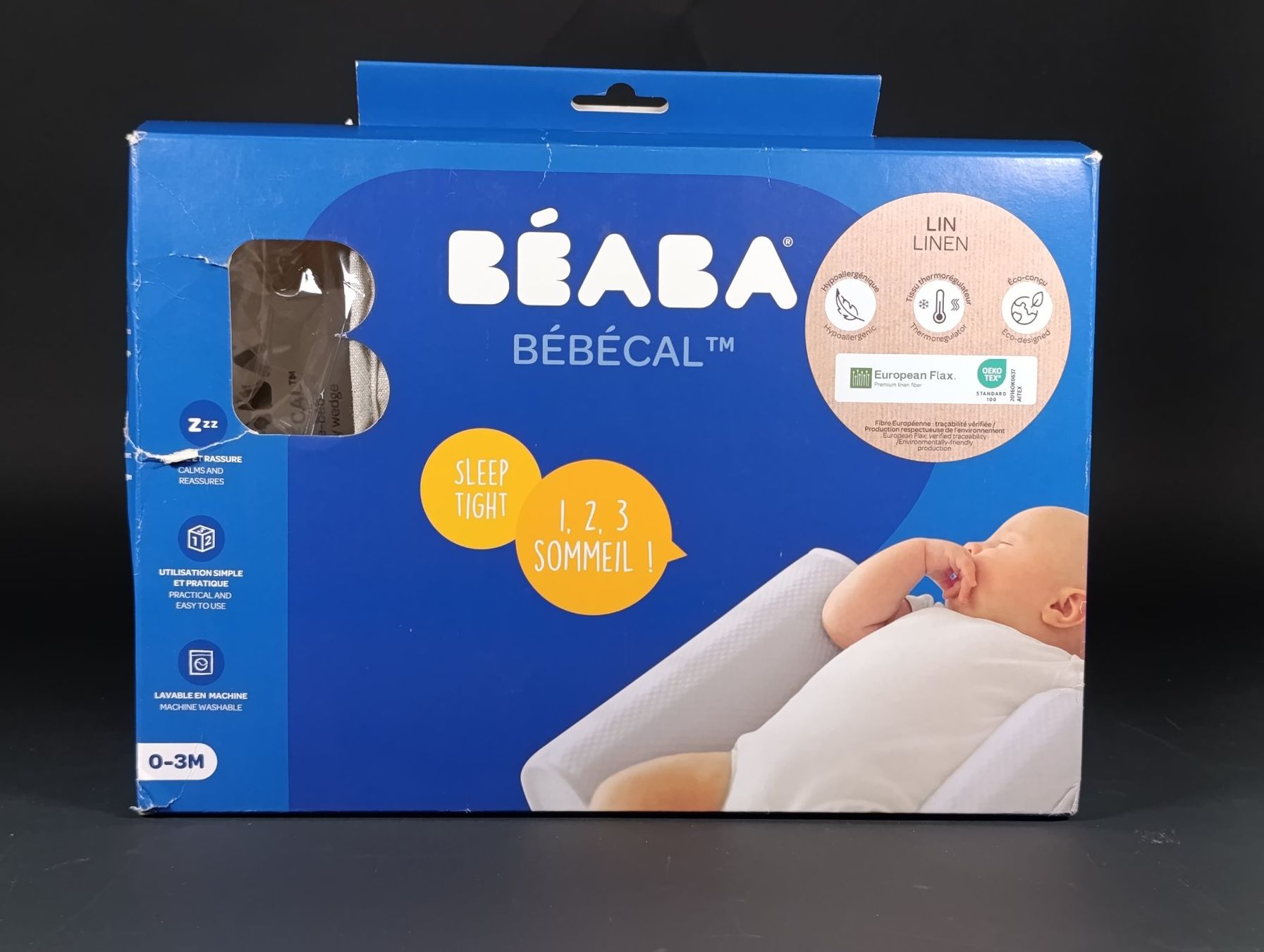 Kissen: BÉABA BEBECAL Cale bébé en lin – Gebraucht aus Thielle von Plusvalue_Neuchatel 1