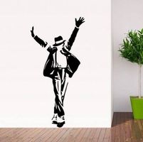 Wandtattoo Michael Jackson 69 x 36 cm