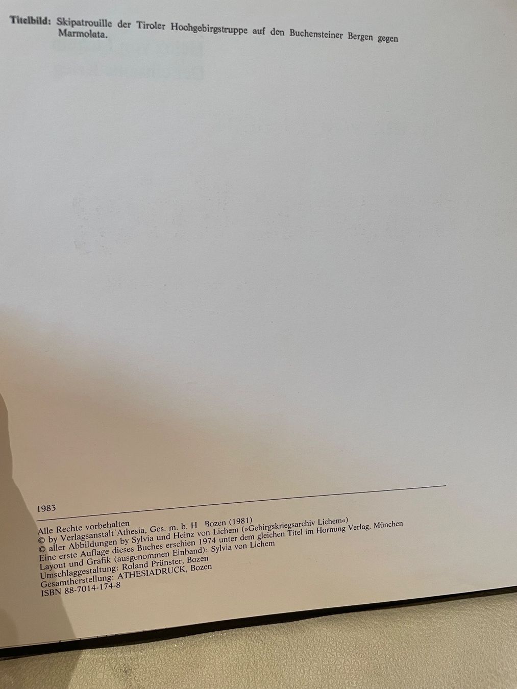 Libri: Heinz von Lichem  Der einsame Krieg – Nuovo (secondo la descrizione) da Aarau venduto da Huby8116 3