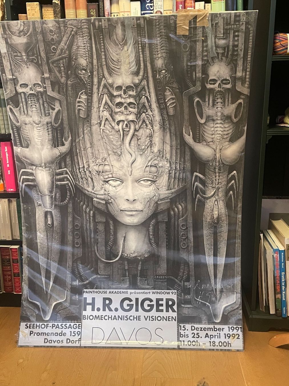 H. R. Giger Davos Plakat - original signiert 1991-92 (Gebraucht) in ...