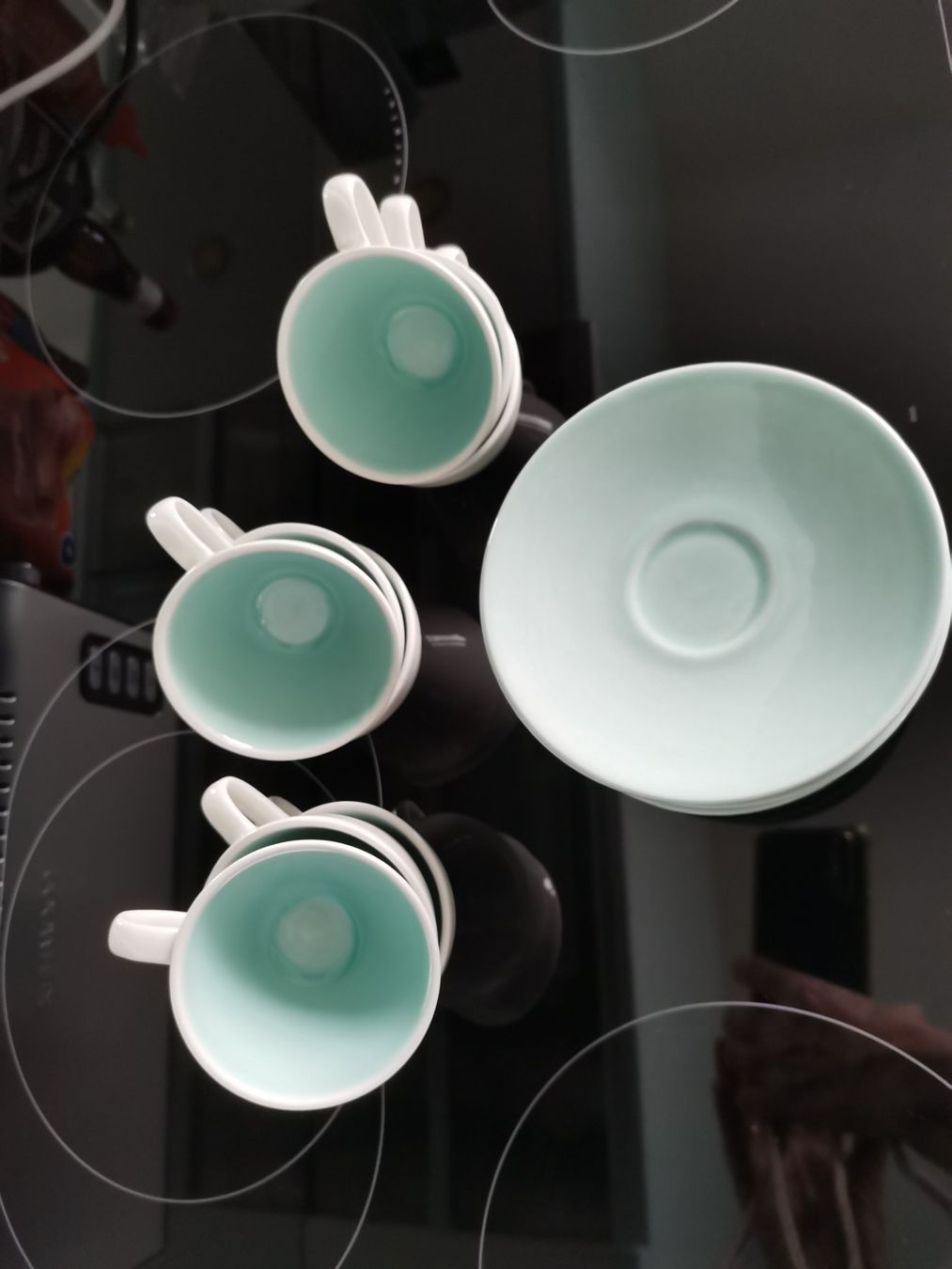 Berndorf Tasses: Tasen Espresso mit unter – D'occasion à Biel/Bienne par No62 3