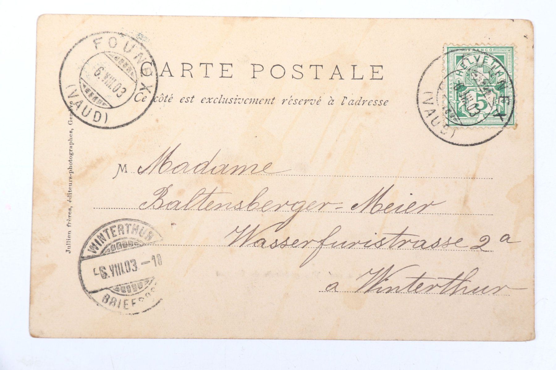 Cartes postales: Vue générale de Coppet – D'occasion à Hettlingen par Scholi99 1