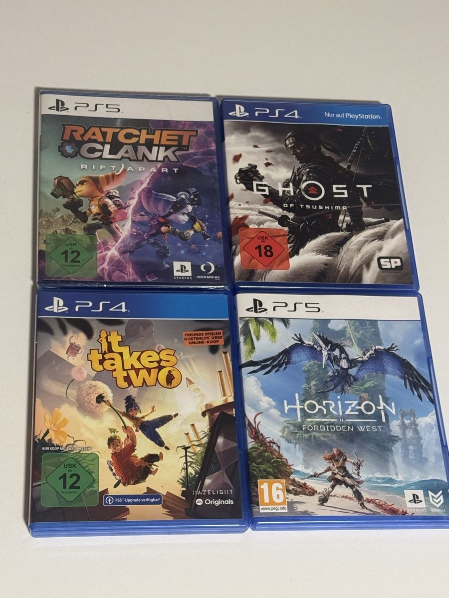 Sony Spiele: 4 Games Bundle - PS4/PS5 – Gebraucht aus Henniez von ROCKZILLA