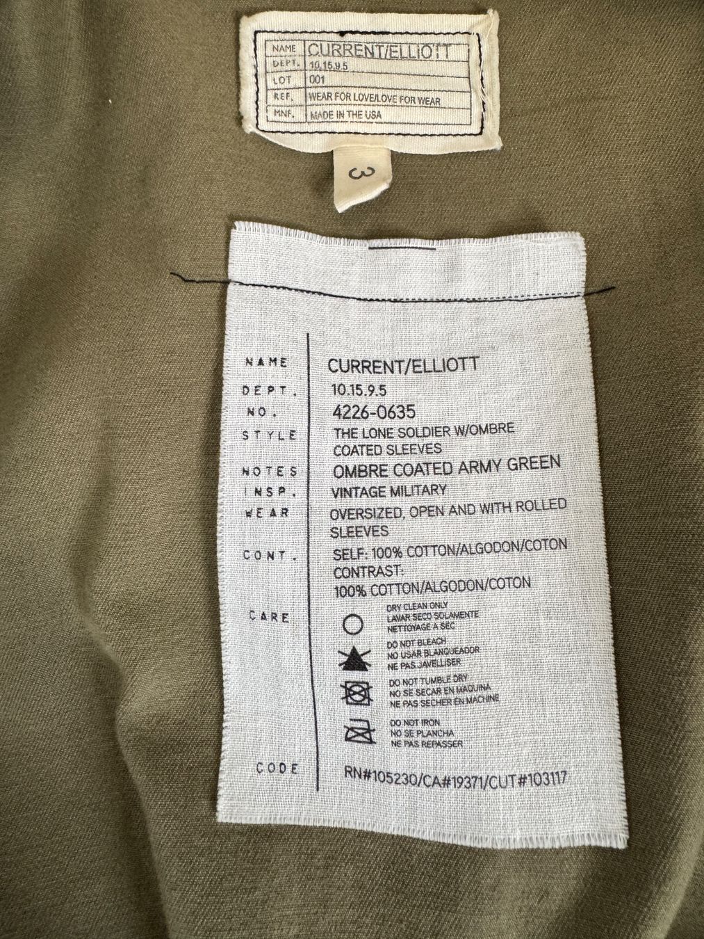 Jacken: Veste vert militaire Current Elliott – Gebraucht aus giffers von sev_c9x9 3