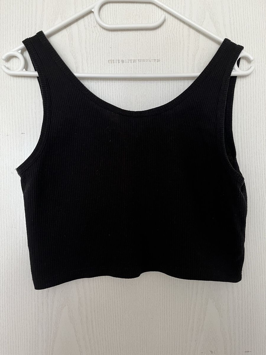 Tops: Schwarzes Croptop – D'occasion à Bern par zauberschachteli 1
