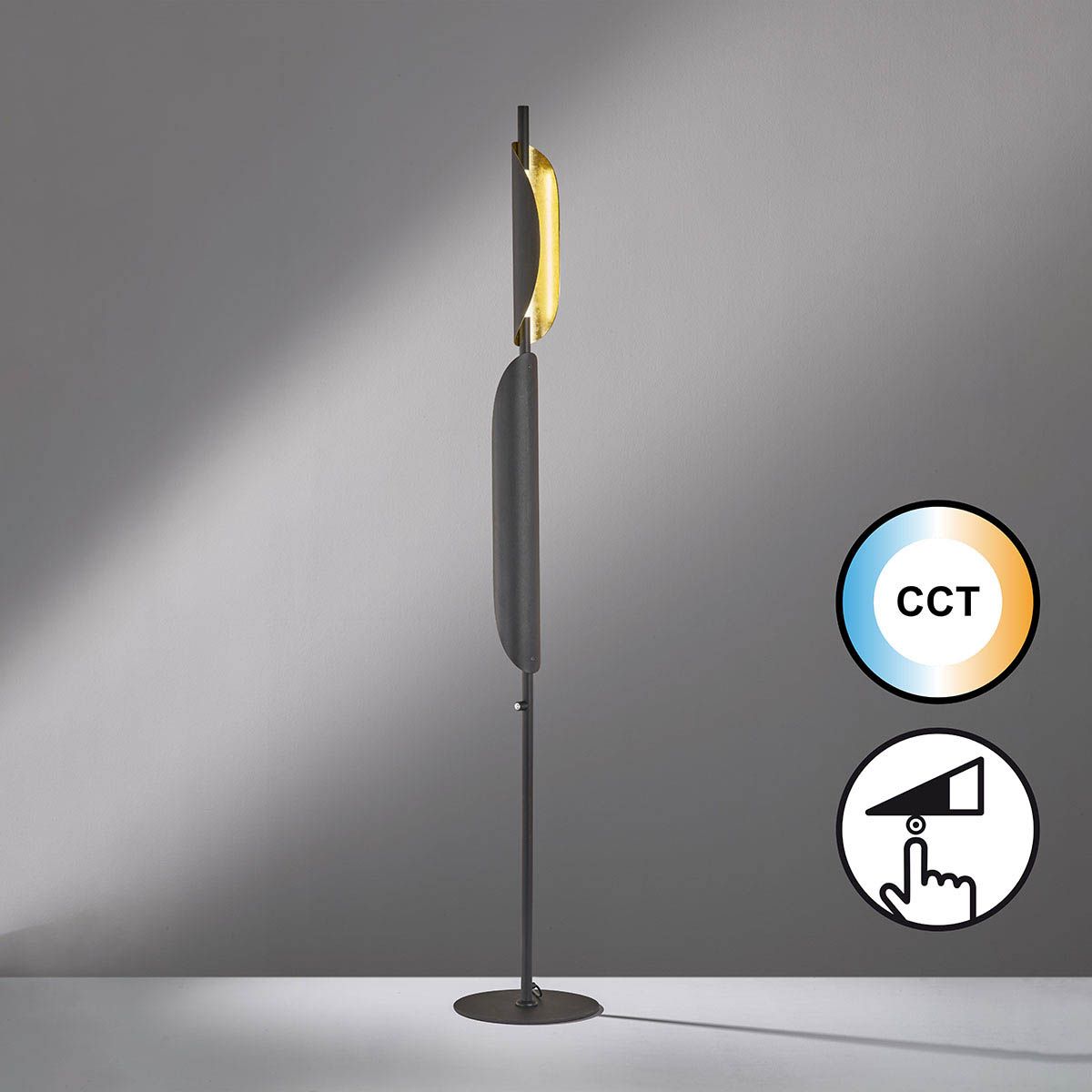 Lampen: LED Stehleuchte, Dimmer, 155 cm Höhe – Neu (gemäss Beschreibung) aus Kreuzlingen von Smart-Light
