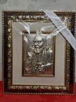 Heiliger P. Pio im Rahmen, Neu, 50x57cm, Wanddeko Italien