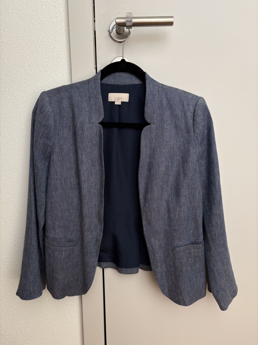 Jacken: LOFT Damen Blazer Gr. 0 – Blau – Gebraucht aus Bern von May199