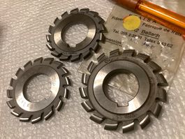3 Halbrund Profil- Radiusfräser konvex, R1.5, R2 & R3 FRAISA