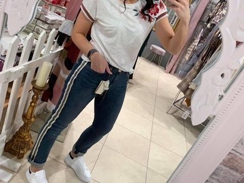 Mos mosh Jeans: Mos Mosh Jeans mit Galonstreifen – Nuovo (secondo la descrizione) da Kreuzlingen venduto da shopaholicatheart_2 3