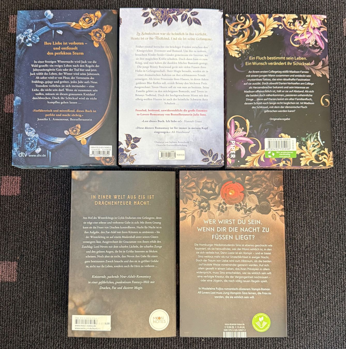 Livres: 5 Fantasy Romane Bücher-Set – Neuf (Voir description) à Eichberg par Lolapop18 3