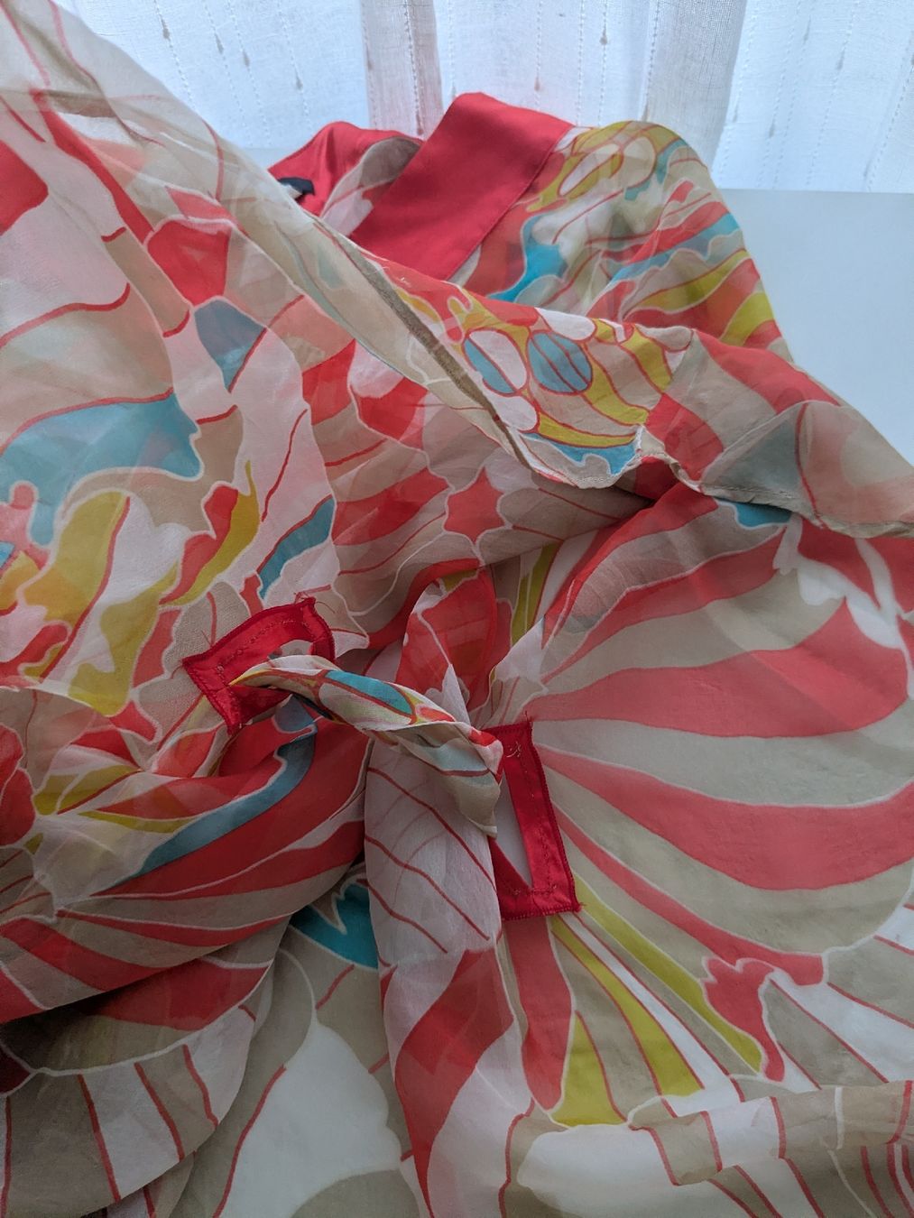 Camicette: Max&Co. Kasack Bluse bunt Seide Grösse One size  – Usato da Rorschach venduto da olg_5qq2 4