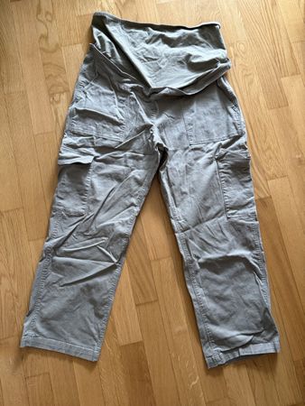 Umstandshose Cargo beige/khaki Grösse XL H&M