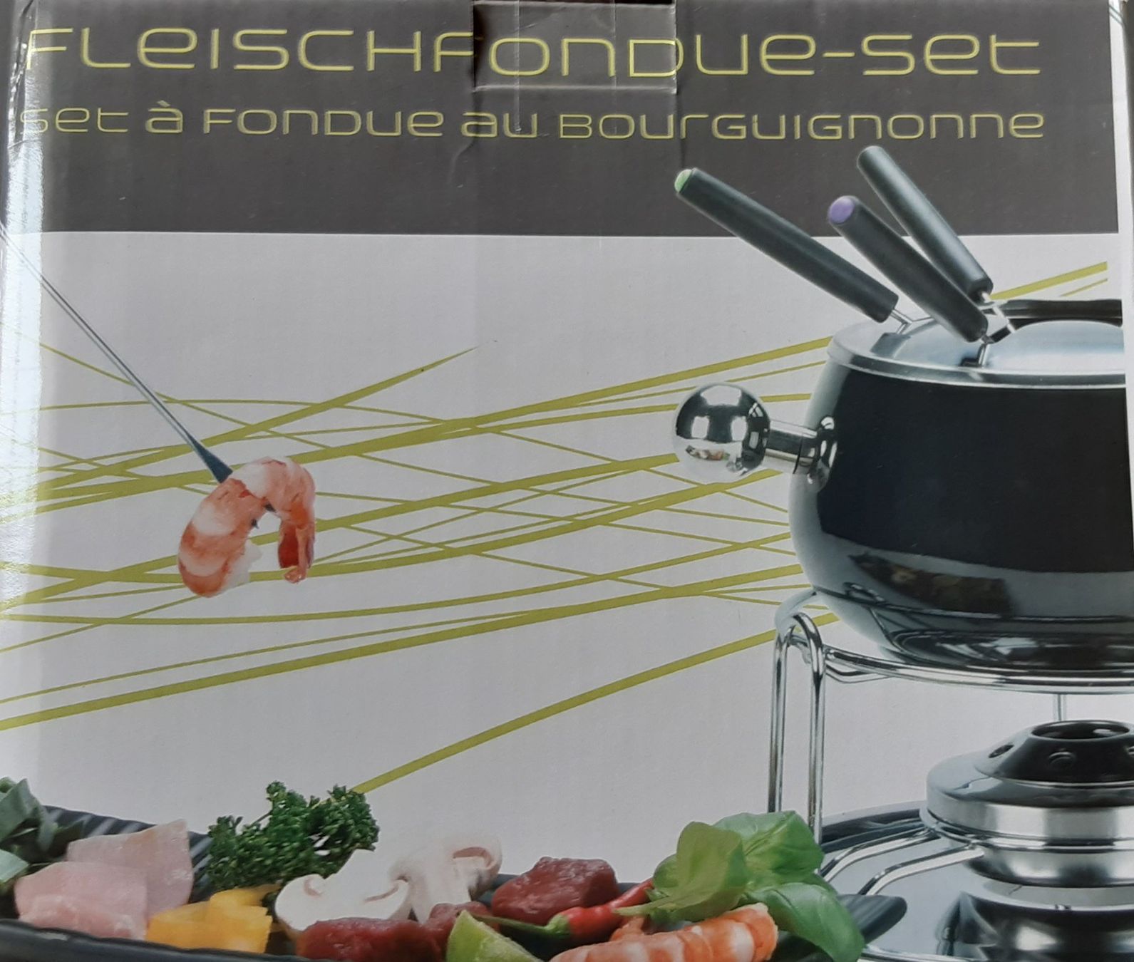 Padelle: Fleischfondue-Set – Nuovo e nell'imballaggio originale da Richterswil venduto da ADIACE010