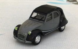 Citroën 2CV 6 Charleston 1982-1984 dunkelgrau / schwarz 1:43