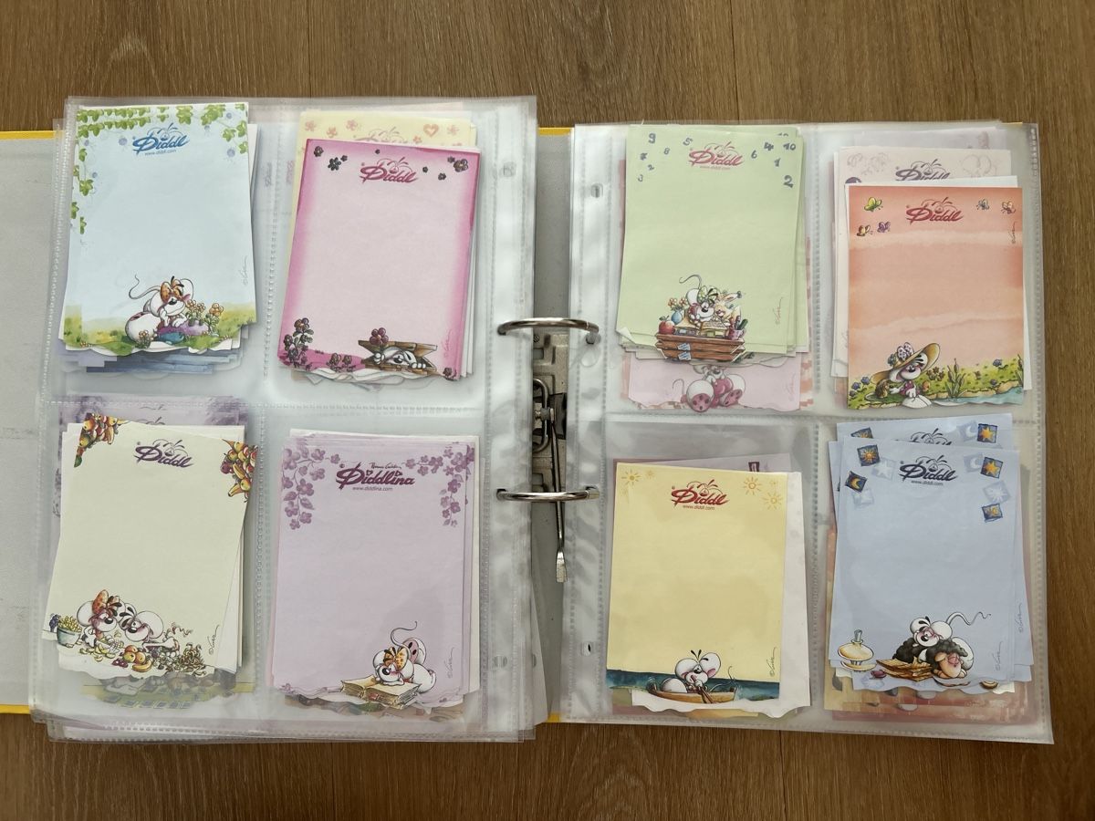 Papier: 59 verschiedene Diddl Notizblätter ca Grösse A6 – Neuf (Voir description) à Lachen SZ par rah_c6qj 3