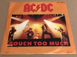 AC / DC. 7“ Single. 1979. Touch Too Much / Live Wire