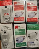 6 Sicherungsautomaten mit E27 Gewinde, 4 x 10A und 2 x 6A